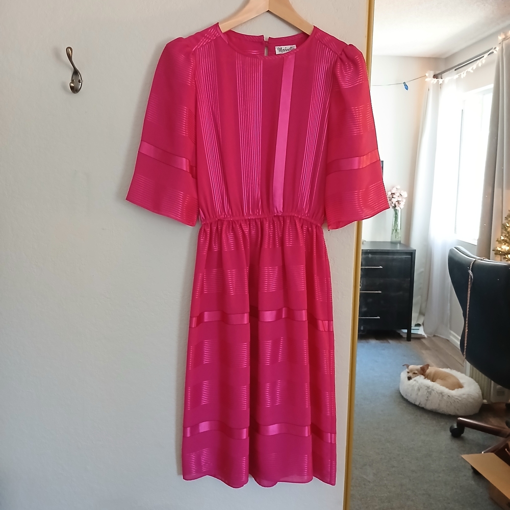 Pink Midi Dress
